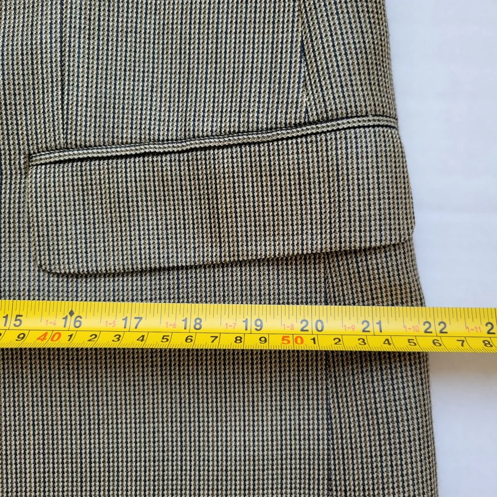 Chaps Blazer Men's 40R Olive Green 100% Silk Sport Coat Jacket 2 Button